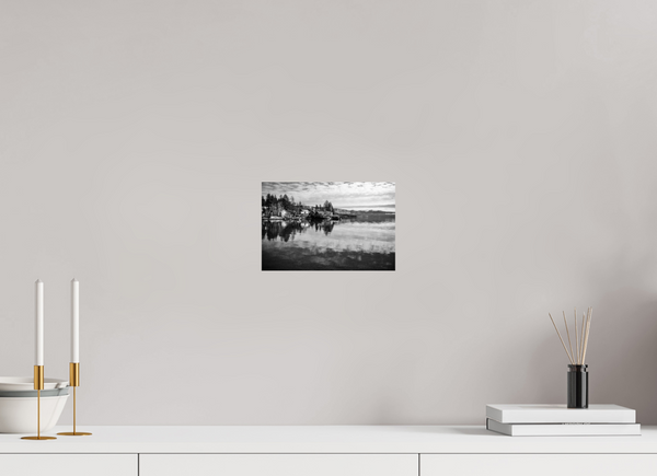 Serenity on the Water – Lake Tahoe in Black and White
