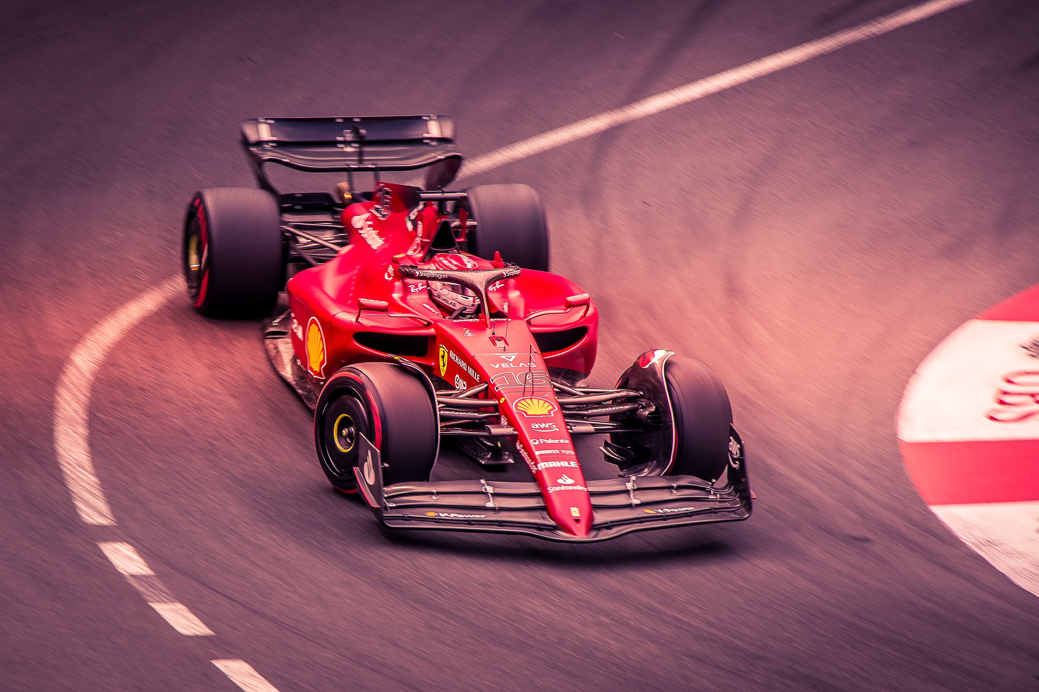 Magic Canvas Art - Stampa artistica su tela, motivo: Ferrari Leclerc (Formula 1), moderna decorazione da parete, dimensioni: 60 x 30 cm Magic Canvas Art - Stampa artistica su tela, motivo: Ferrari Leclerc (Formula 1), moderna decorazione da parete, dimensioni: 60 x 30 cm