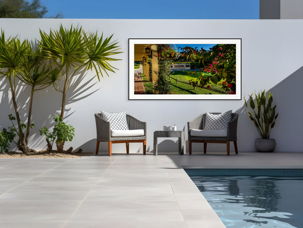 Stunning view of the practice green and major champions monument at Pebble Beach Golf Links, showcasing Champions of Pebble Beach.
