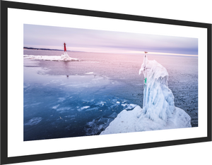 Winter’s Embrace at Muskegon Pier