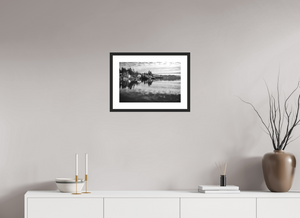 Serenity on the Water – Lake Tahoe in Black and White