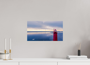 Muskegon Lighthouse on a Stormy Afternoon