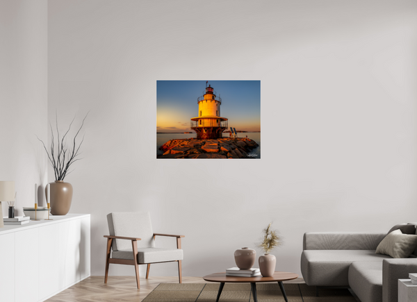 Golden Hour at Spring Point Ledge Lighthouse