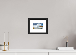 Massive Wave Crashes Ashore