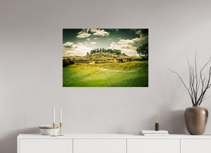 Driving through Tuscany