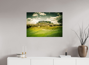 Driving through Tuscany