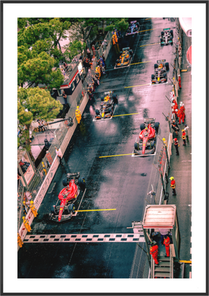 Starting Grid at 2022 Monaco GP