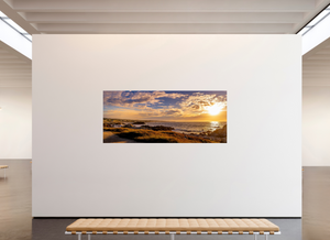 Stunning sunset on 17-mile Drive in Pebble Beach, capturing the iconic coastline in a fine art print.
