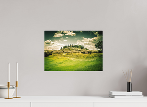 Driving through Tuscany