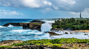 Crashing Puerto Rico Coastline