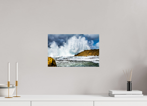 Massive Wave Crashes Ashore