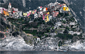 Village on the Mediterranean Sea