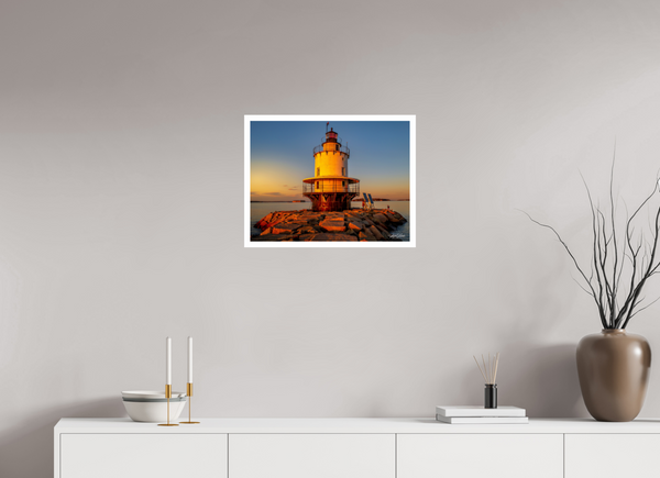 Golden Hour at Spring Point Ledge Lighthouse