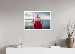 Winter Glow at Muskegon Lighthouse