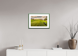 Fine art print showcasing The Par-5 6th at Pebble Beach, an iconic golf hole testing every player's skills.