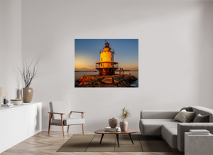 Golden Hour at Spring Point Ledge Lighthouse