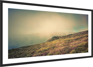 Experience a serene Foggy Day on the Golden Gate Straits, showcasing San Francisco's iconic bridge in the distance.
