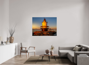 Golden Hour at Spring Point Ledge Lighthouse