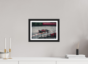 Ferrari in the Rain at Monaco