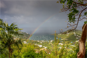 Rainbow over Great Cruz Bay