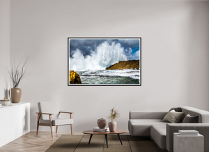 Massive Wave Crashes Ashore