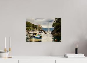 Old Boat in Portofino Harbor