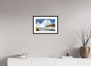 Massive Wave Crashes Ashore