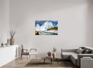 Massive Wave Crashes Ashore