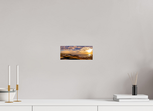 Breathtaking sunset on 17-mile Drive in Pebble Beach, capturing the coastline's serene beauty in fine art print.