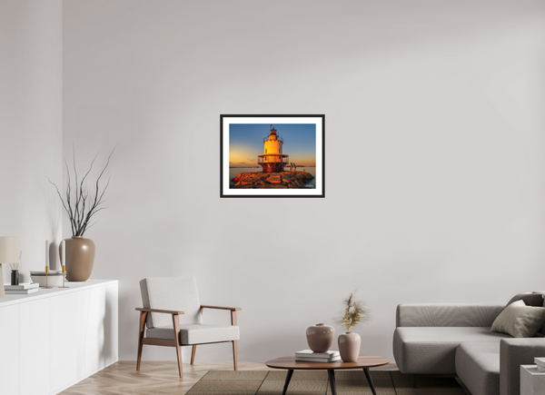 Golden Hour at Spring Point Ledge Lighthouse