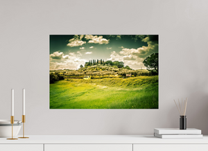 Driving through Tuscany