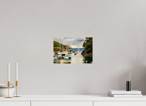 Old Boat in Portofino Harbor