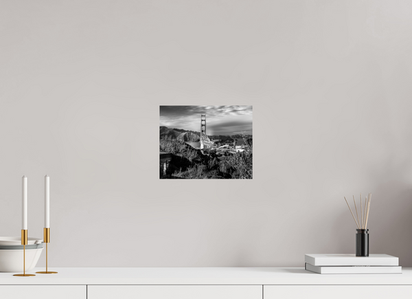 Monochrome Majesty: The Golden Gate Reimagined