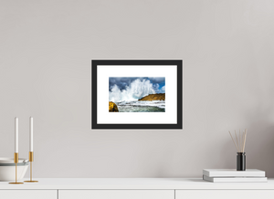 Massive Wave Crashes Ashore