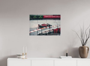 Ferrari in the Rain at Monaco