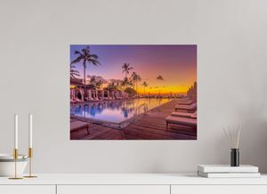 Relax at The Pool at the Four Seasons - Hualalai, where stunning sunset views create pure Hawaiian bliss.