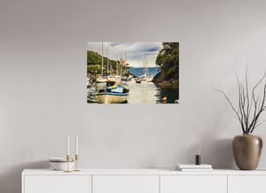 Old Boat in Portofino Harbor