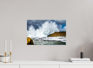 Massive Wave Crashes Ashore