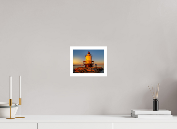 Golden Hour at Spring Point Ledge Lighthouse