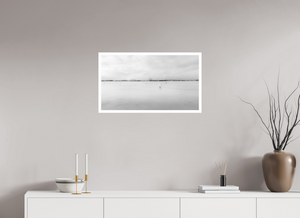 Swans on a Frozen River