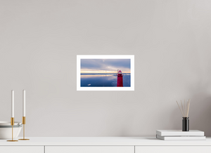Muskegon Lighthouse on a Stormy Afternoon