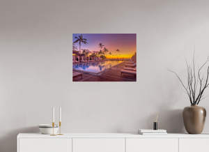 The Pool at the Four Seasons - Hualalai showcases serene sunset views and luxurious relaxation in Hawaiian paradise.