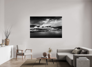 Beach in Black and White