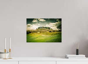 Driving through Tuscany