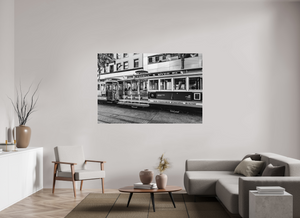 Market Street Trolley - Large Print