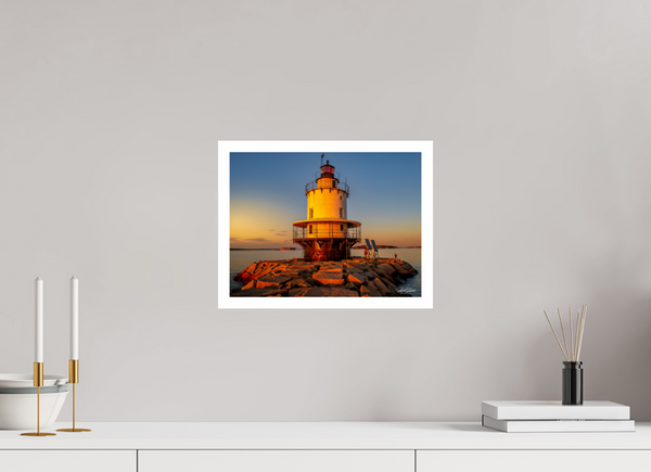 Golden Hour at Spring Point Ledge Lighthouse