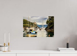 Old Boat in Portofino Harbor