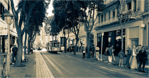 Market Street Trolleys - Large Print