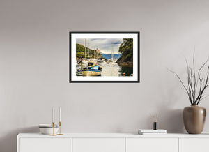 Old Boat in Portofino Harbor