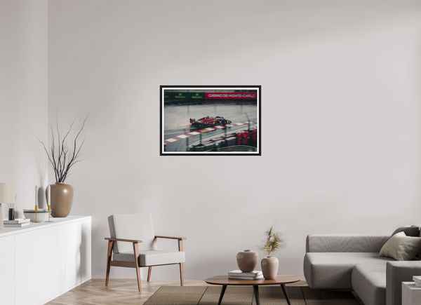 Ferrari in the Rain at Monaco